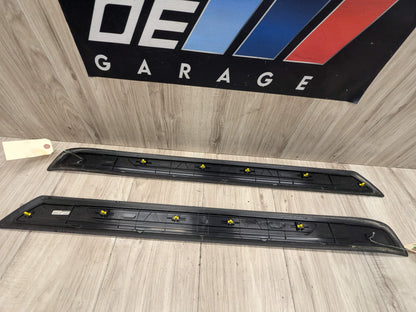 OEM BMW F32 Front Left Right Door Sill Entrance Molding Scuff Plate Trim PAIR