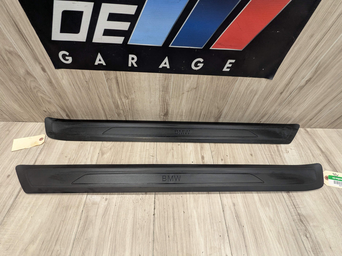 OEM BMW F32 Front Left Right Door Sill Entrance Molding Scuff Plate Trim PAIR
