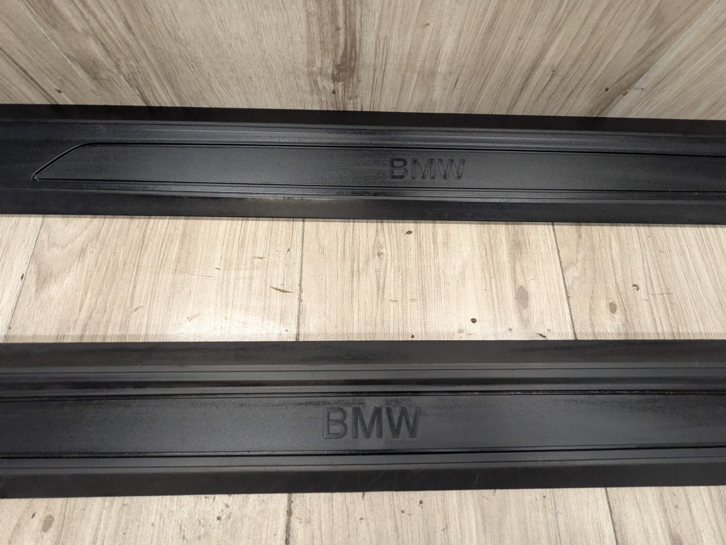 OEM BMW F32 Front Left Right Door Sill Entrance Molding Scuff Plate Trim PAIR