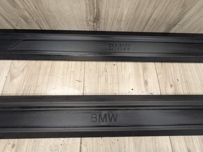 OEM BMW F32 Front Left Right Door Sill Entrance Molding Scuff Plate Trim PAIR