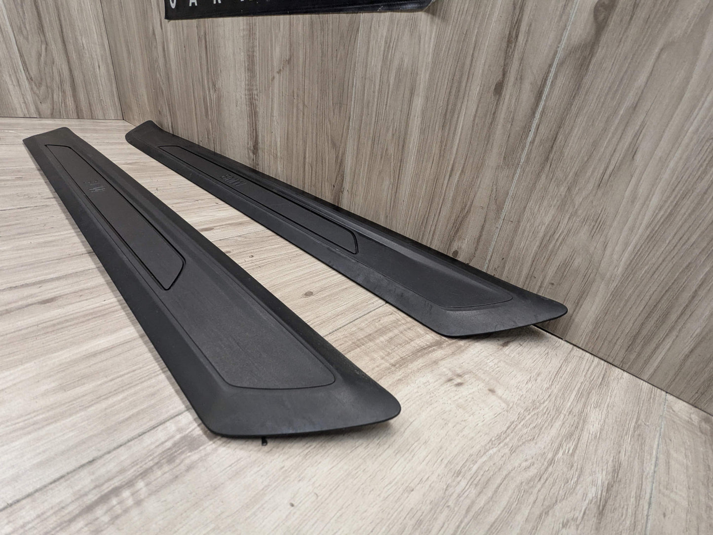 OEM BMW F32 Front Left Right Door Sill Entrance Molding Scuff Plate Trim PAIR