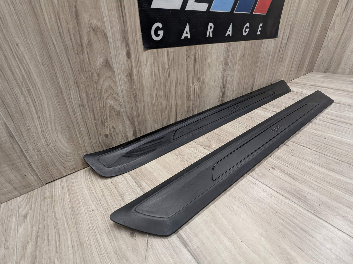 OEM BMW F32 Front Left Right Door Sill Entrance Molding Scuff Plate Trim PAIR