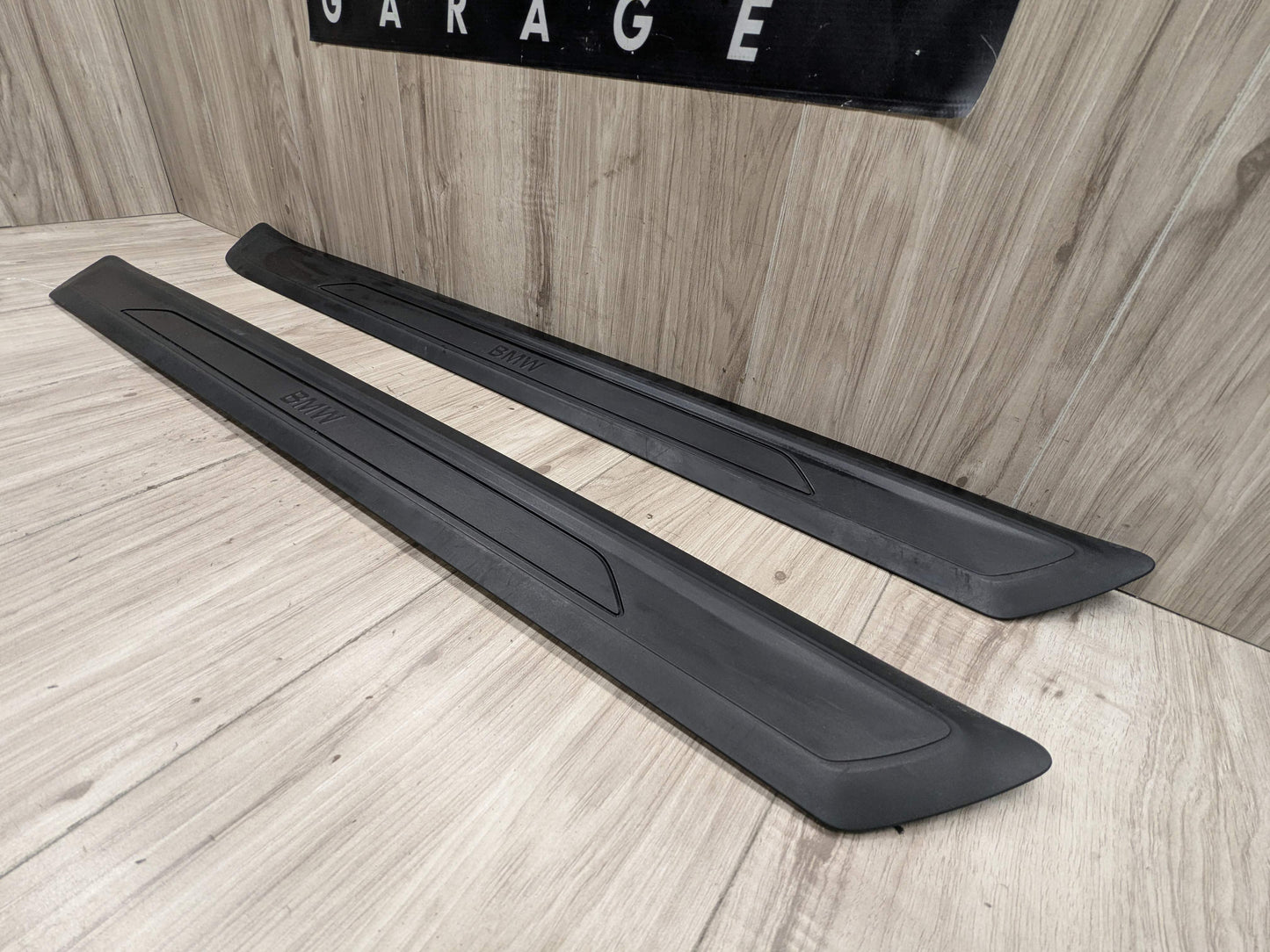 OEM BMW F32 Front Left Right Door Sill Entrance Molding Scuff Plate Trim PAIR