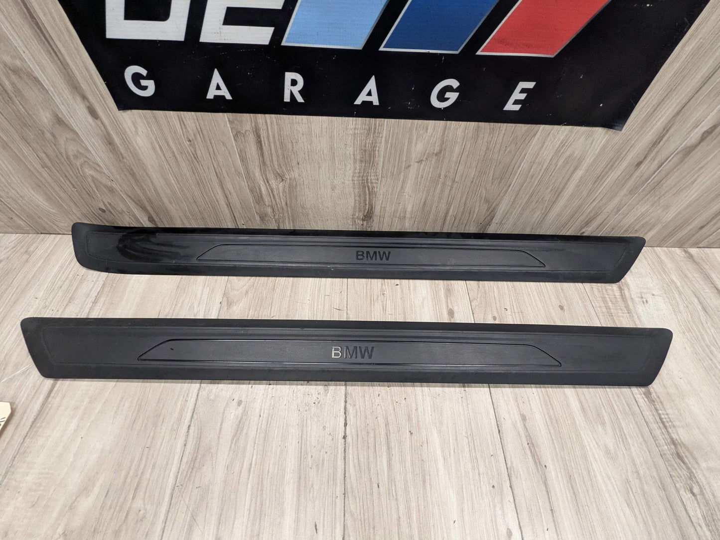 OEM BMW F32 Front Left Right Door Sill Entrance Molding Scuff Plate Trim PAIR