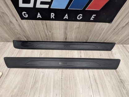 OEM BMW F32 Front Left Right Door Sill Entrance Molding Scuff Plate Trim PAIR