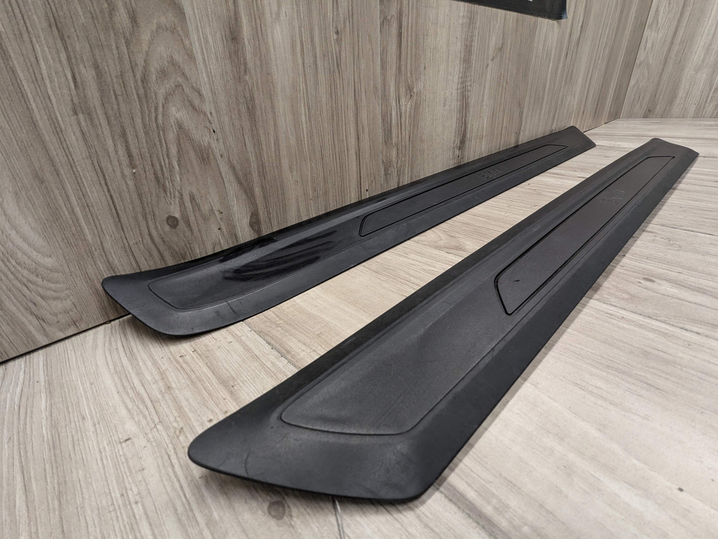 OEM BMW F32 Front Left Right Door Sill Entrance Molding Scuff Plate Trim PAIR