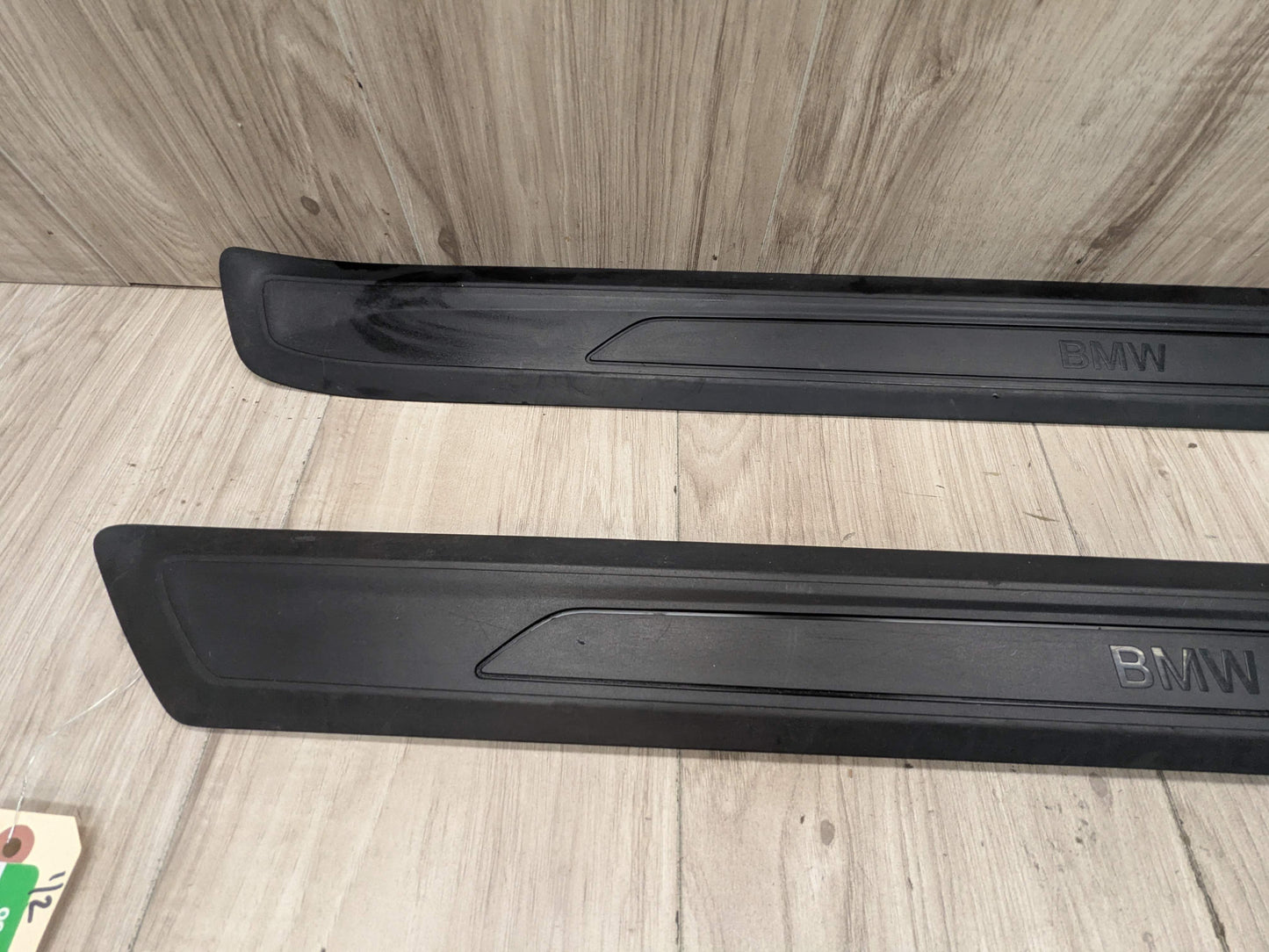 OEM BMW F32 Front Left Right Door Sill Entrance Molding Scuff Plate Trim PAIR