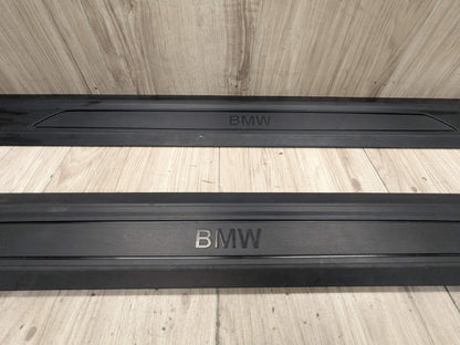 OEM BMW F32 Front Left Right Door Sill Entrance Molding Scuff Plate Trim PAIR