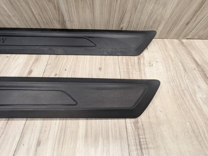 OEM BMW F32 Front Left Right Door Sill Entrance Molding Scuff Plate Trim PAIR
