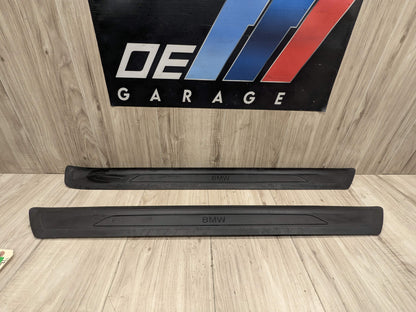 OEM BMW F32 Front Left Right Door Sill Entrance Molding Scuff Plate Trim PAIR