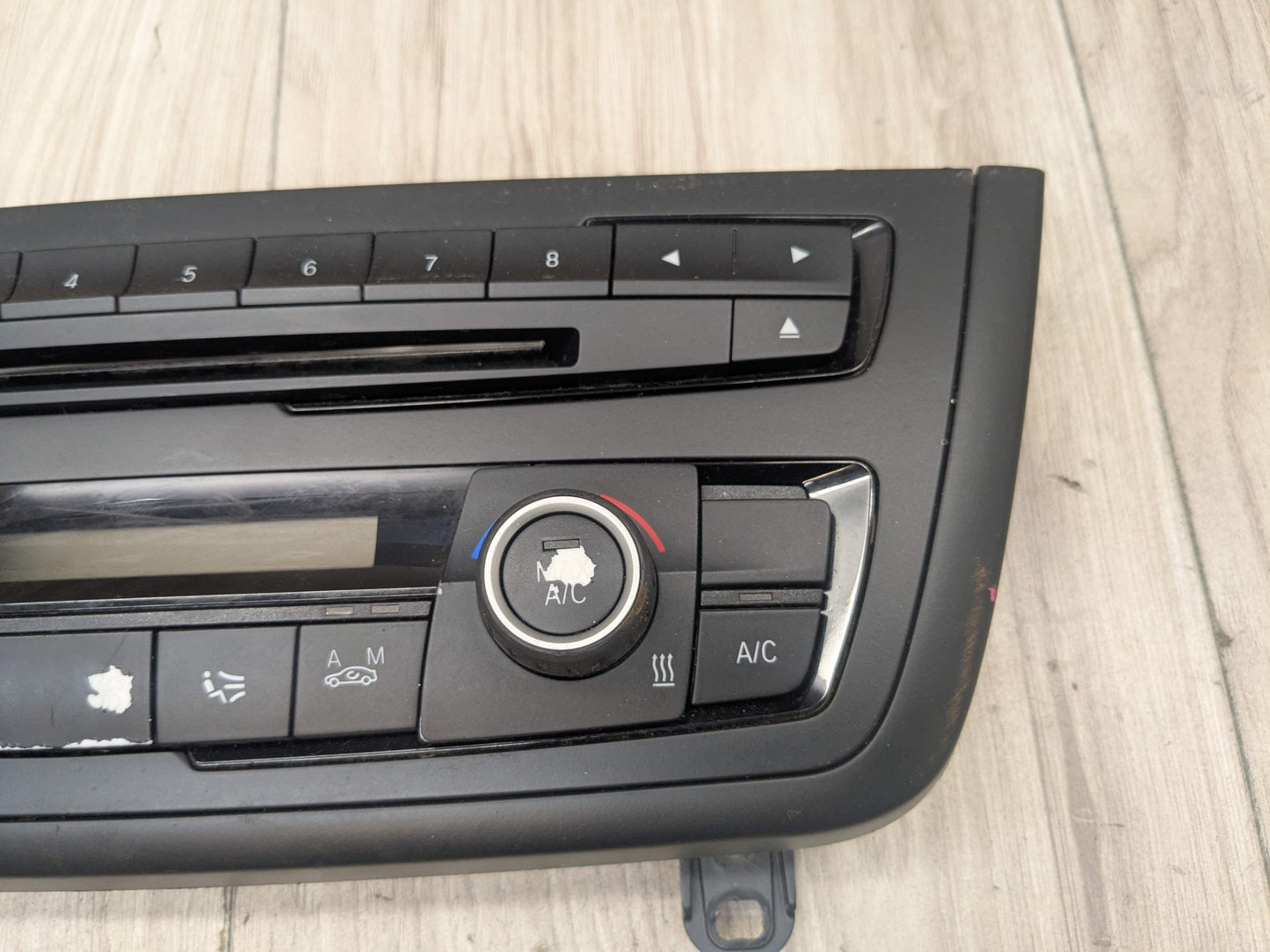 *12-17 OEM BMW F30 F31 F32 F34 AC Heater Control Panel Radio Media Buttons