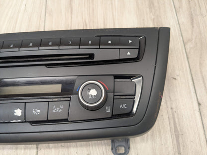 *12-17 OEM BMW F30 F31 F32 F34 AC Heater Control Panel Radio Media Buttons