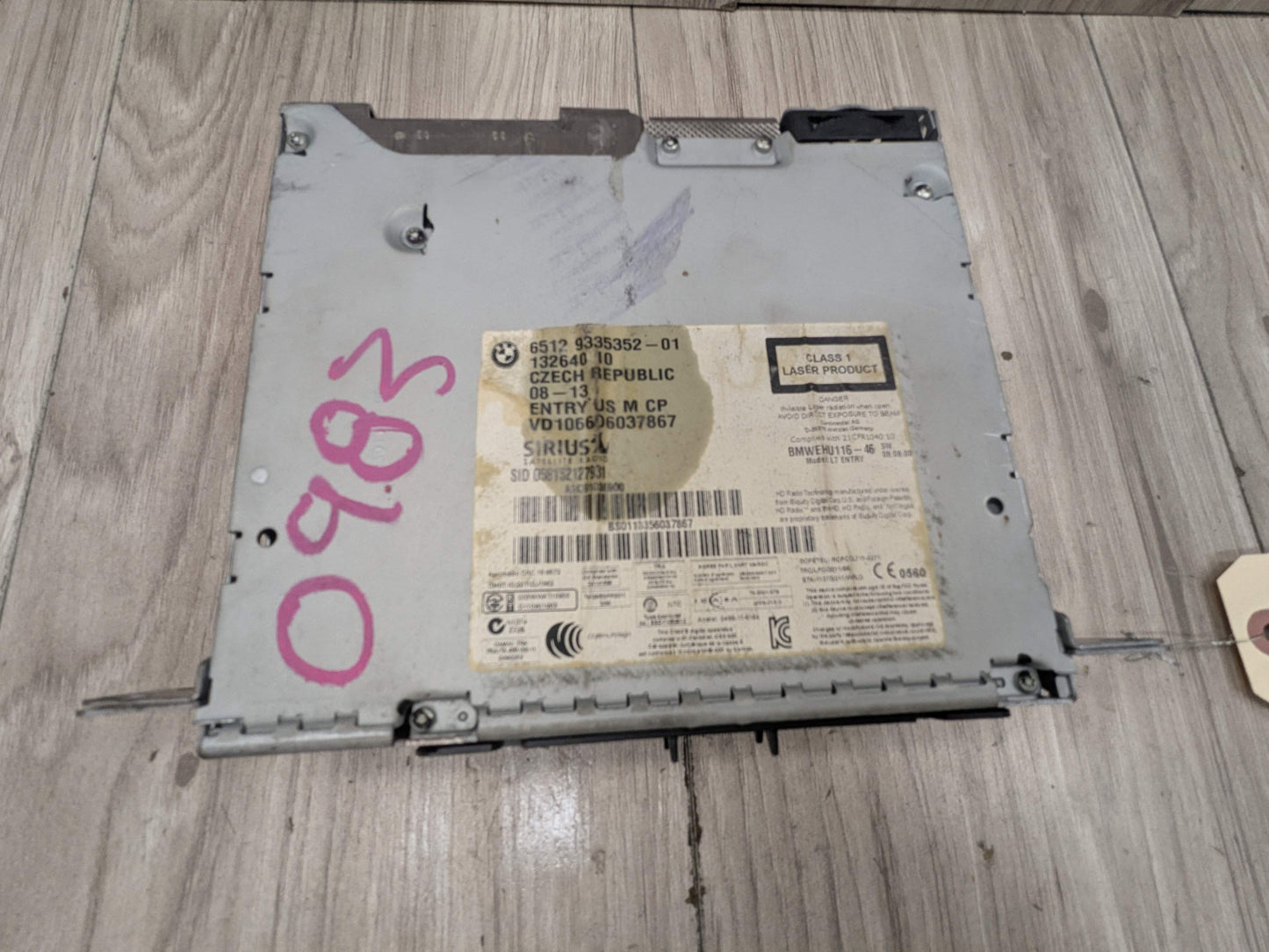 12-15 OEM BMW F22 F30 F32 328 428 Radio Audio Media CD Professional Disc Player