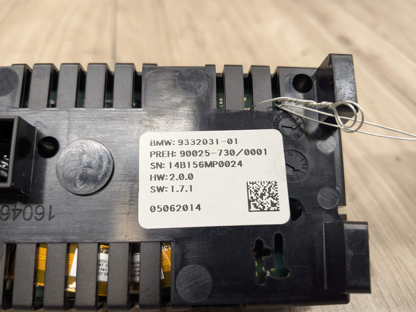 14-19 OEM BMW F15 F16 F85 F86 X5 X6 Rear AC Heater Control Panel Switch