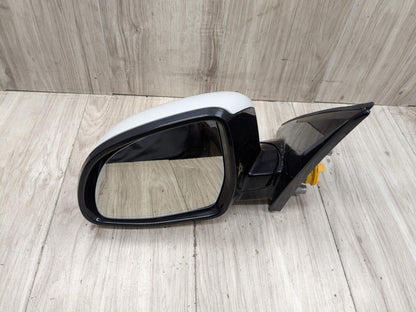 14-18 OEM BMW F15 X5 Left Driver Mirror Auto Dip Heated Shadow Line White