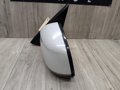 14-18 OEM BMW F15 X5 Left Driver Mirror Auto Dip Heated Shadow Line White