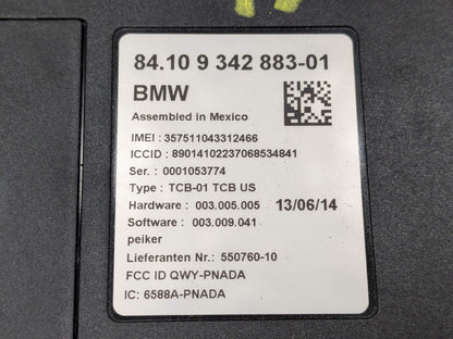 10-17 OEM BMW F10 F15 F30 F32 F80 F82 M3 M4 TCM Telematics Control Unit Module