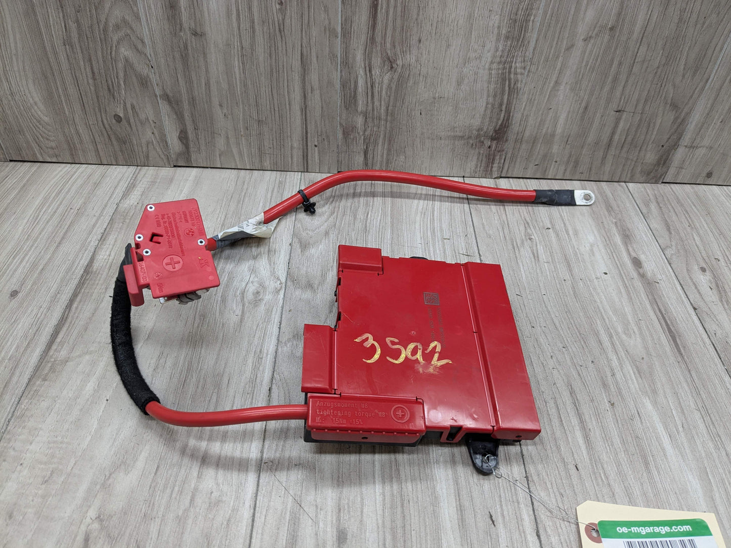 14-19 OEM BMW F15 Rear Power Distributor B+ Junction Box Battery Pole Terminal