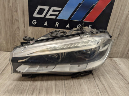 14-15 OEM BMW F15 F85 F86 X5 X5M Left Driver Adaptive LED Headlight + Modules