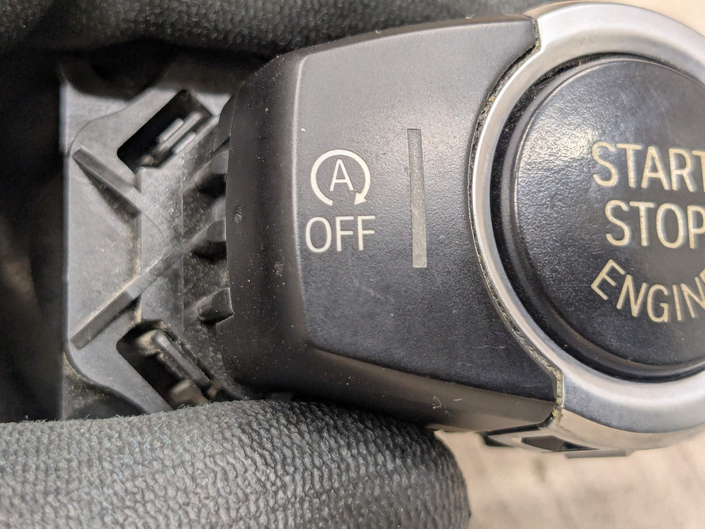 14-19 OEM BMW F15 F16 F85 F86 X5 Engine Ignition Auto Start Stop Switch Button
