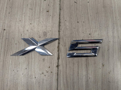 14-18 OEM BMW F15 X5 Rear Trunk Lide X5 Badge Emblem