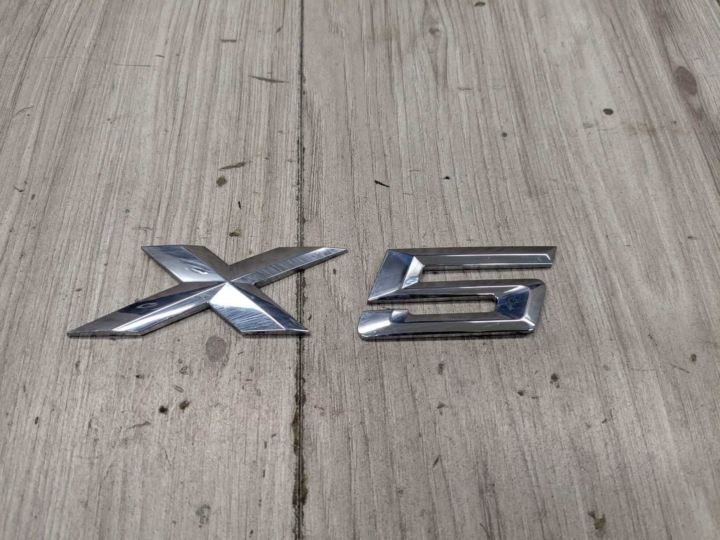 14-18 OEM BMW F15 X5 Rear Trunk Lide X5 Badge Emblem