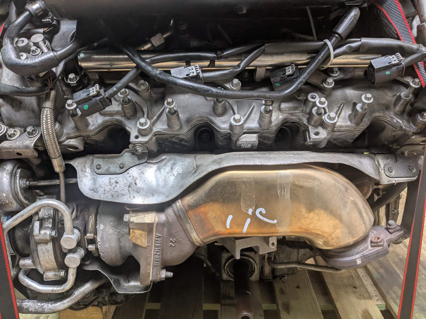 11-20 Mercedes W212 E550 S550 RWD M278 4.6L V8 Engine Motor Assembly OEM 100k