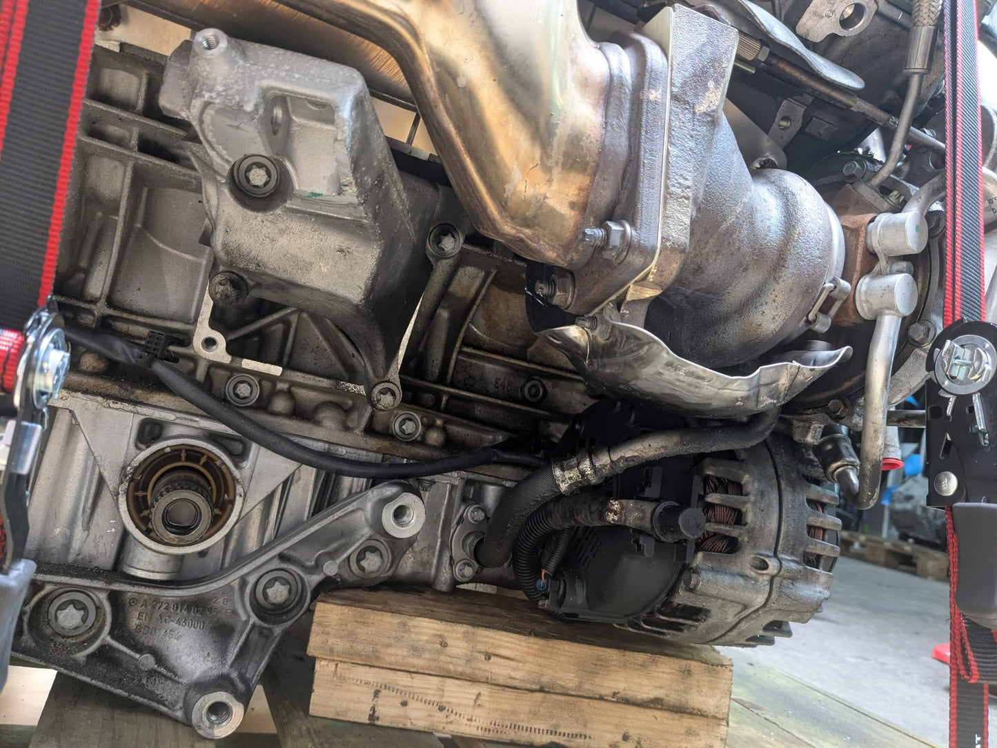 11-20 Mercedes W212 E550 S550 RWD M278 4.6L V8 Engine Motor Assembly OEM 100k