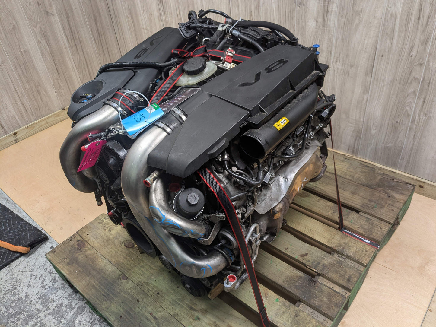 11-20 Mercedes W212 E550 S550 RWD M278 4.6L V8 Engine Motor Assembly OEM 100k