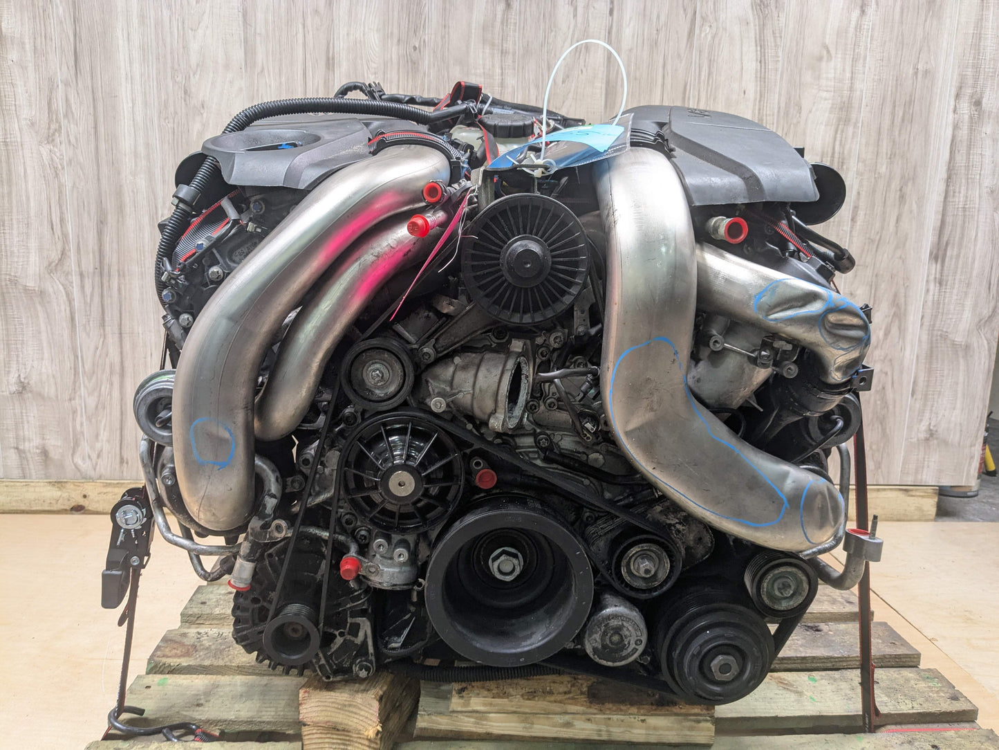 11-20 Mercedes W212 E550 S550 RWD M278 4.6L V8 Engine Motor Assembly OEM 100k