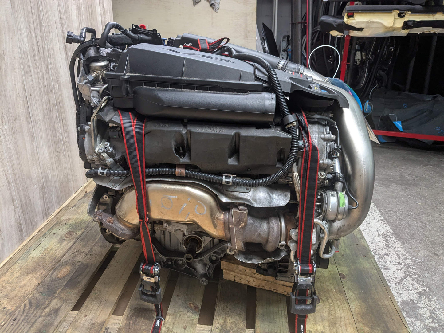 11-20 Mercedes W212 E550 S550 RWD M278 4.6L V8 Engine Motor Assembly OEM 100k