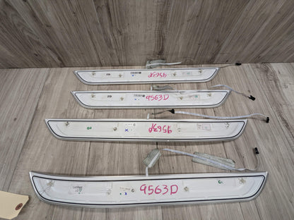 16-19 OEM BMW G11 G12 OEM Door Sills M Trim Illuminated Entry Panels Kit SET*