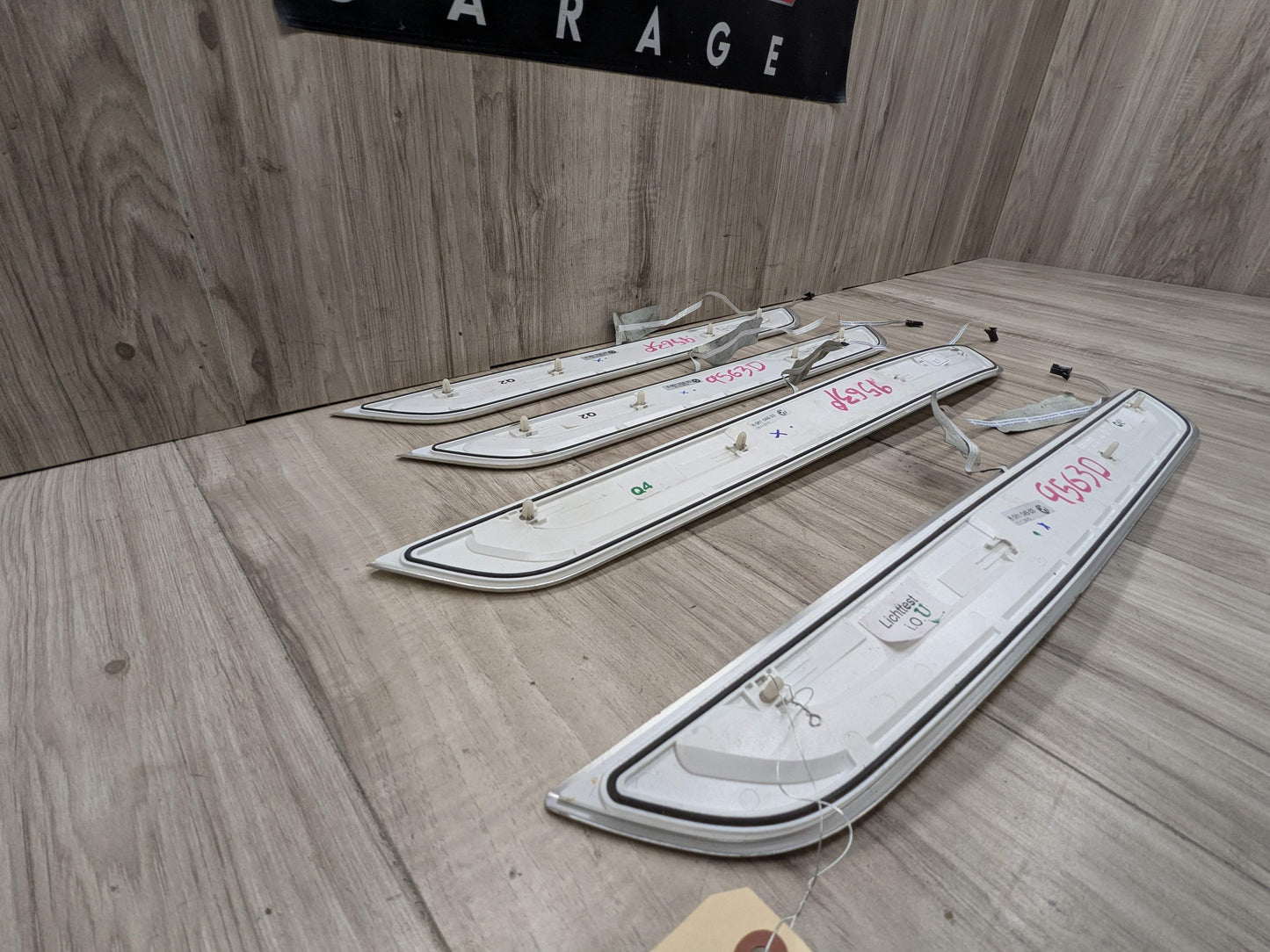 16-19 OEM BMW G11 G12 OEM Door Sills M Trim Illuminated Entry Panels Kit SET*