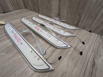 16-19 OEM BMW G11 G12 OEM Door Sills M Trim Illuminated Entry Panels Kit SET*