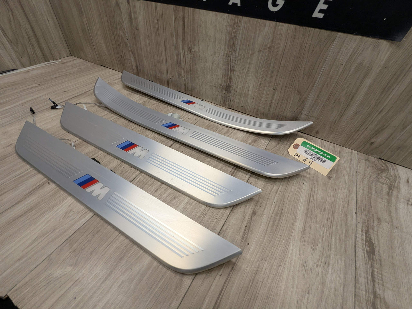 16-19 OEM BMW G11 G12 OEM Door Sills M Trim Illuminated Entry Panels Kit SET*