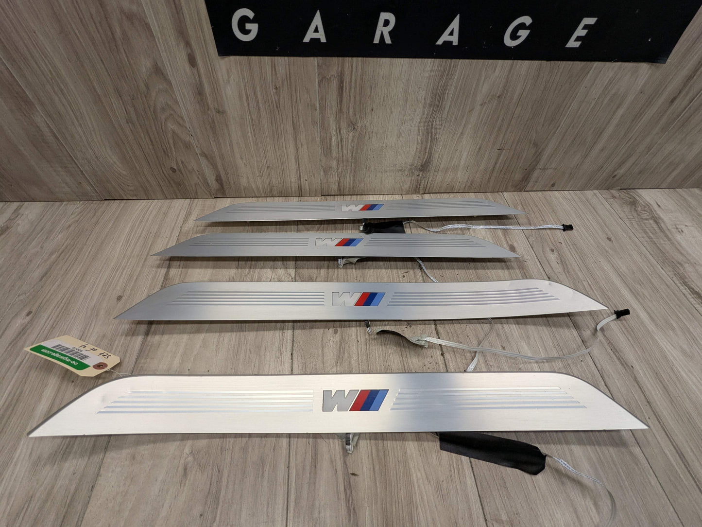 16-19 OEM BMW G11 G12 OEM Door Sills M Trim Illuminated Entry Panels Kit SET*