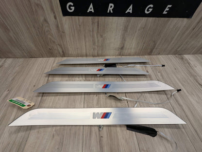 16-19 OEM BMW G11 G12 OEM Door Sills M Trim Illuminated Entry Panels Kit SET*