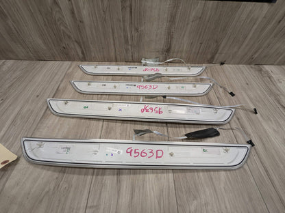 16-19 OEM BMW G11 G12 OEM Door Sills M Trim Illuminated Entry Panels Kit SET*