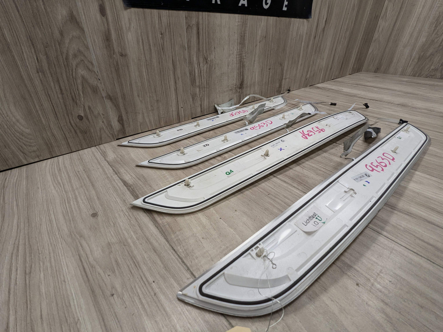 16-19 OEM BMW G11 G12 OEM Door Sills M Trim Illuminated Entry Panels Kit SET*