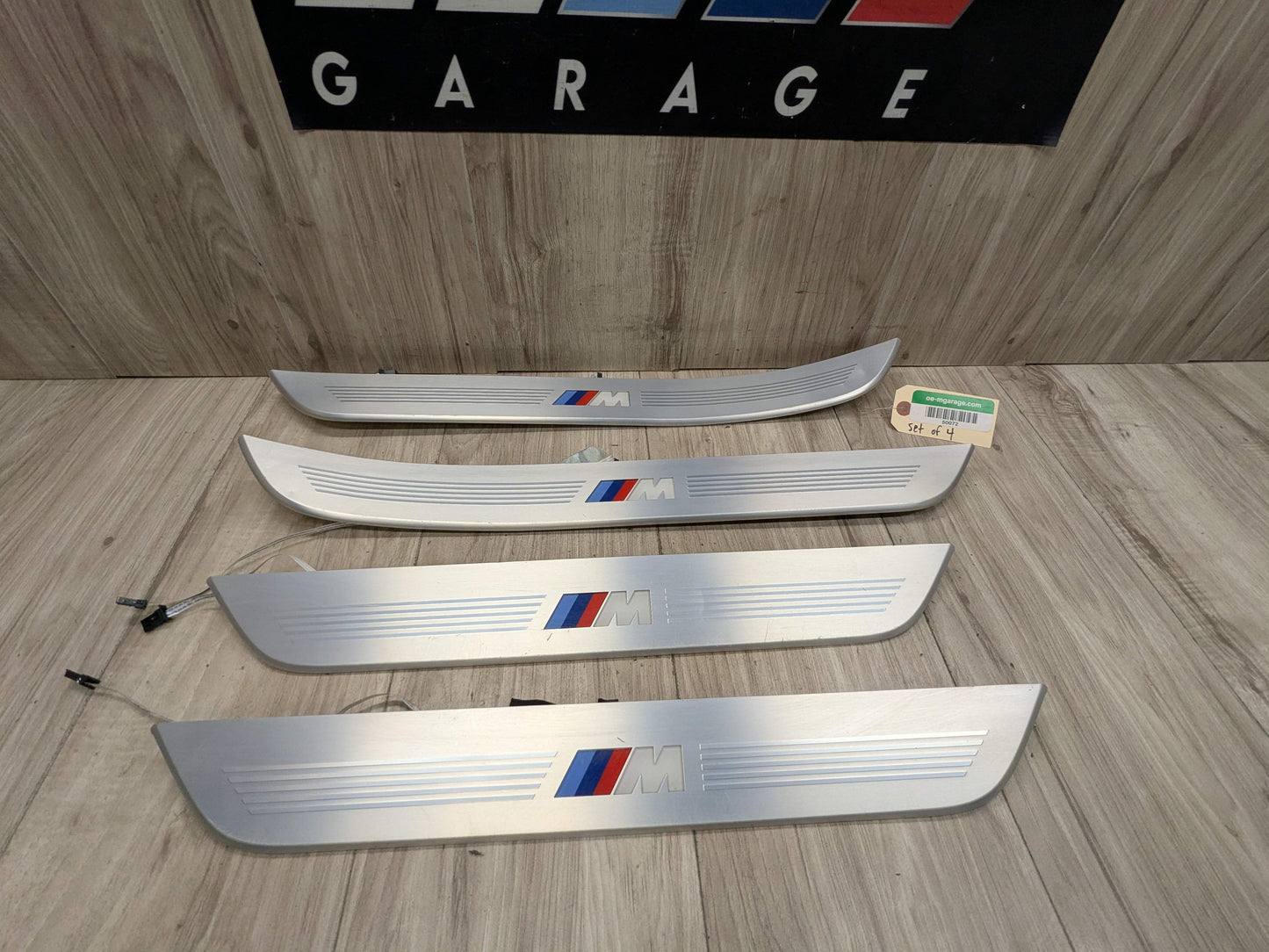 16-19 OEM BMW G11 G12 OEM Door Sills M Trim Illuminated Entry Panels Kit SET*