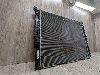 16-19 OEM BMW G11 G12 G30 750 M550iX Auxiliary Coolant Radiator N63R