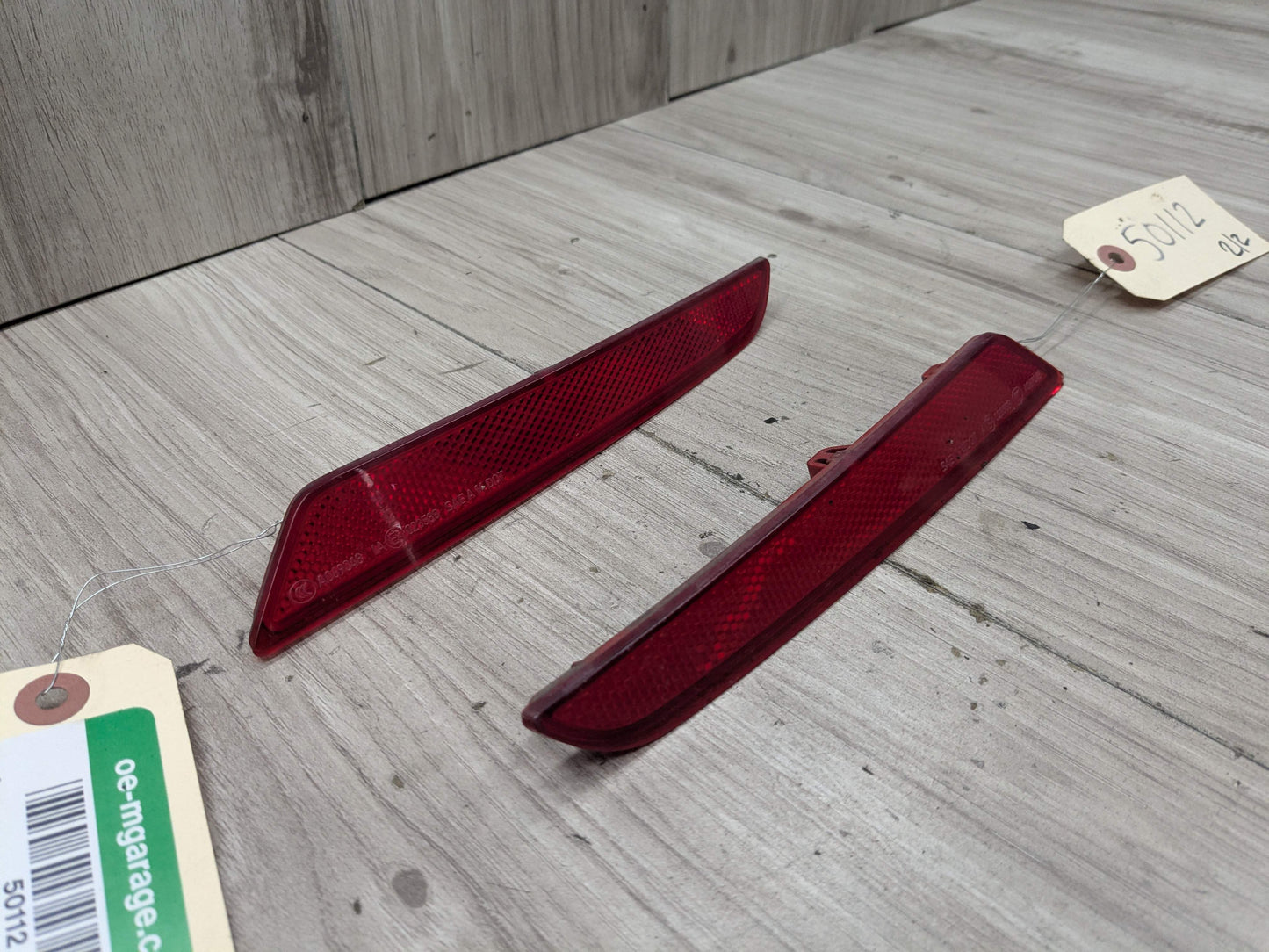 16-19 OEM BMW G11 G12 Rear Bumper Left Right Side Markers Light Reflectors SET