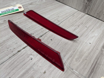 16-19 OEM BMW G11 G12 Rear Bumper Left Right Side Markers Light Reflectors SET