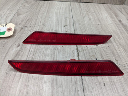 16-19 OEM BMW G11 G12 Rear Bumper Left Right Side Markers Light Reflectors SET