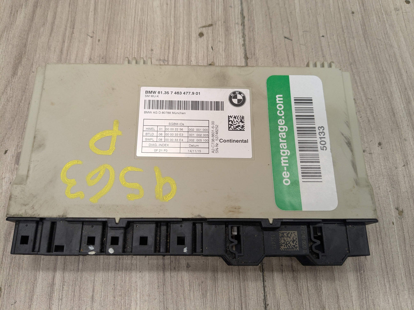 16-19 OEM BMW G11 G12 740 750 Driver Passenger Seat Control Memory Module