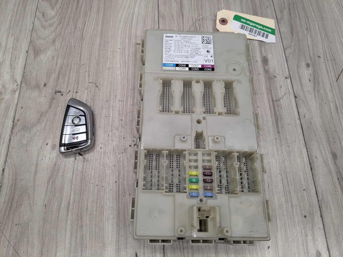 OEM BMW F90 F97 G01 G12 G30 BDC Body Domain Control Control Module Unit w/ Key