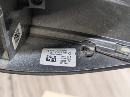 16-19 OEM BMW G11 G12 740 750 COMFORT ACCESS Rear Left Door Handle Gray