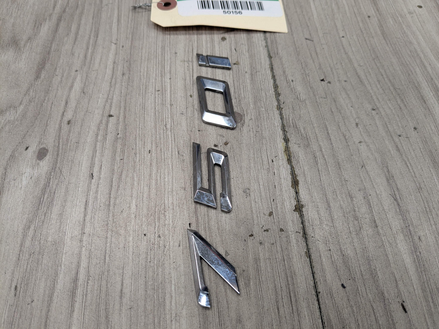 16-22 OEM BMW G11 G12 750i Front Fender  750i Badge Emblem