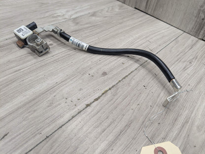 16-19 OEM BMW G11 G12 740 750 Negative Battery Cable Terminal IBS Sensor Black