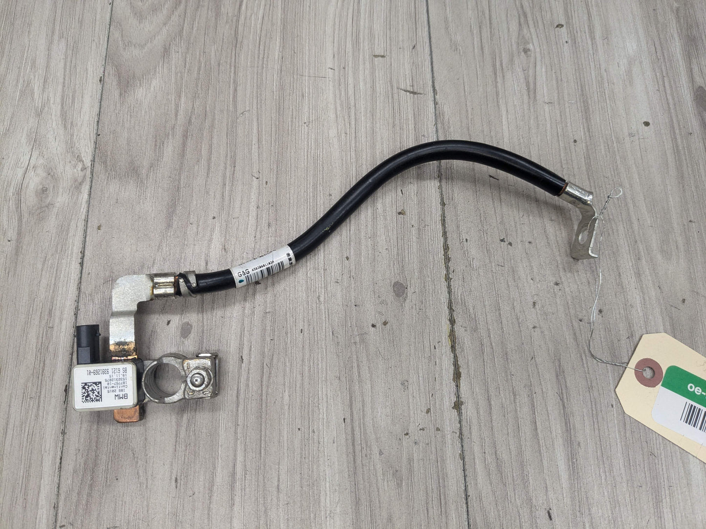 16-19 OEM BMW G11 G12 740 750 Negative Battery Cable Terminal IBS Sensor Black
